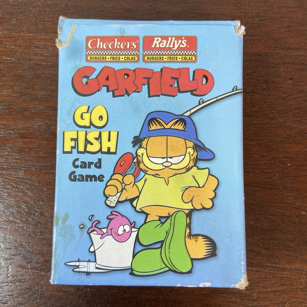 Checkers Rally's Drive-In Restaurant Garfield Go Fish Card Game 2011 All Cards